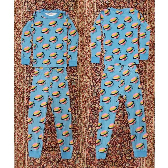 Hanna Andersson Lot of 7 Organic Cotton Printed Pajama Sets Size 6-7 Long Sleeve - Picture 8 of 14